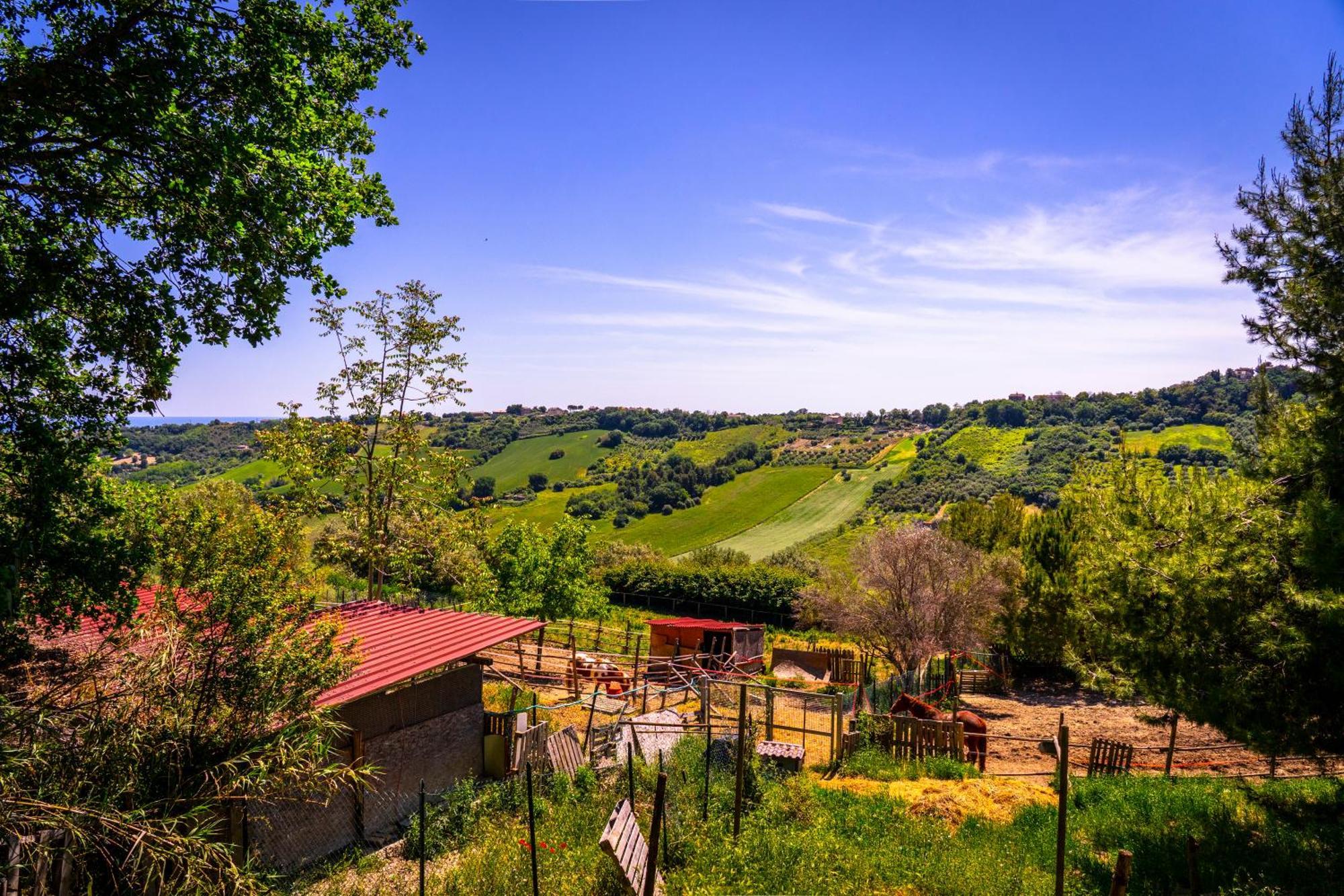 Casa Jo - Country Home With Sea View And 3 Private Ensuite Rooms Lapedona Экстерьер фото