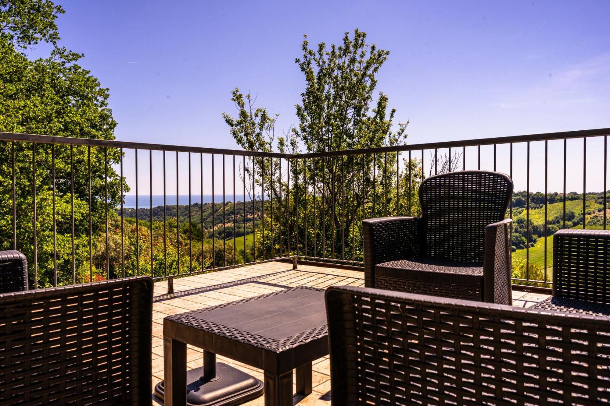 Casa Jo - Country Home With Sea View And 3 Private Ensuite Rooms Lapedona Экстерьер фото